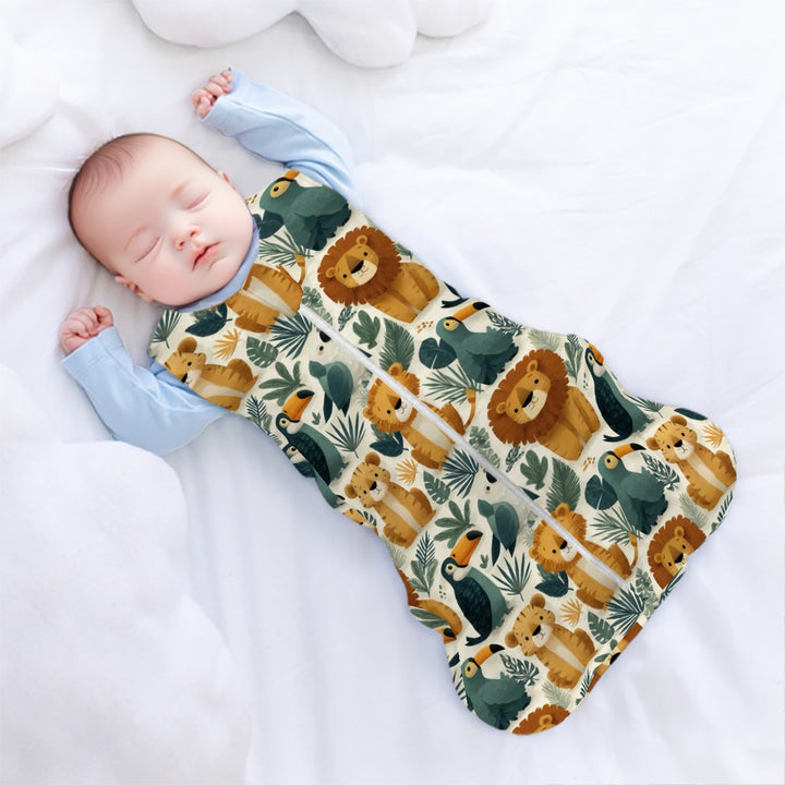 Jungle Animals Sleeveless Baby Sleep Sack