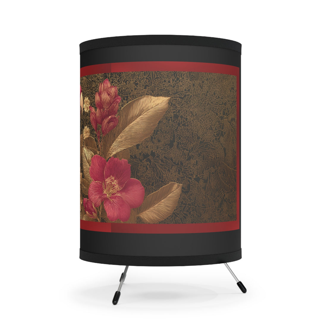 Red Parrot Floral Lamp