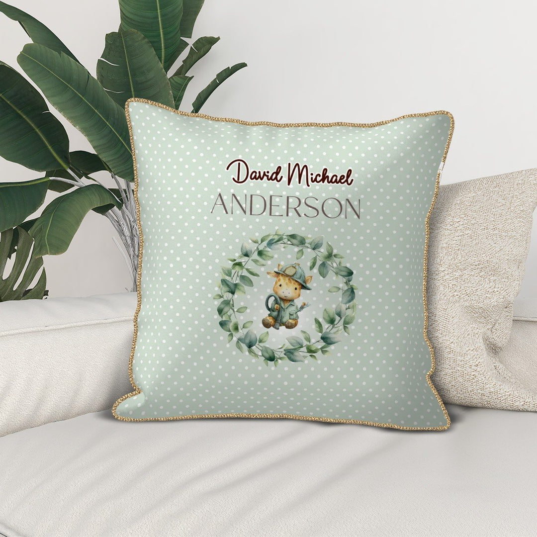 Giraffe Fireman Custom Pillow Case