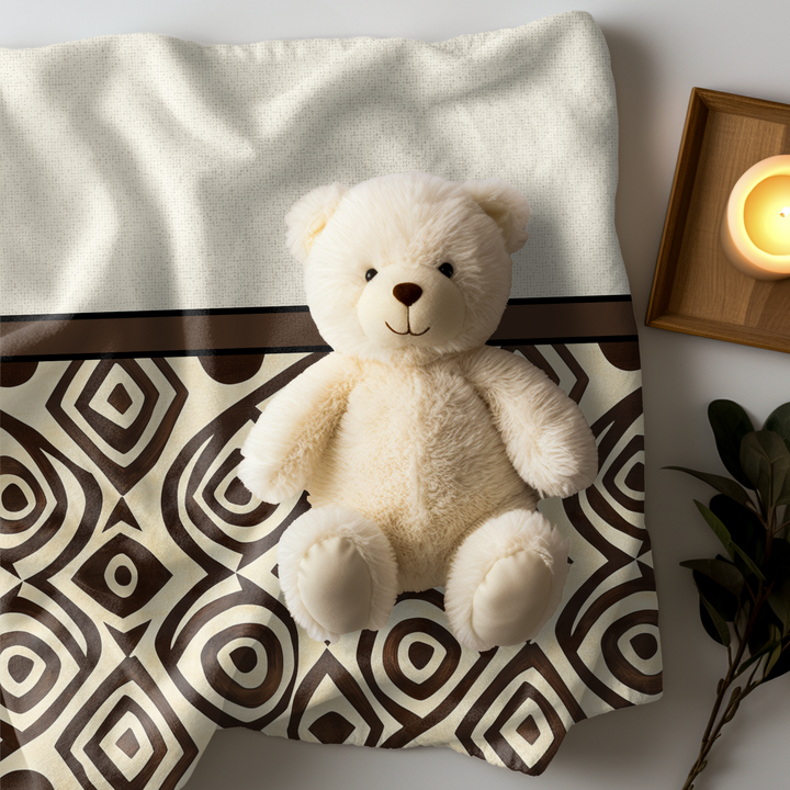 Tribal Monogram Swaddle Blanket
