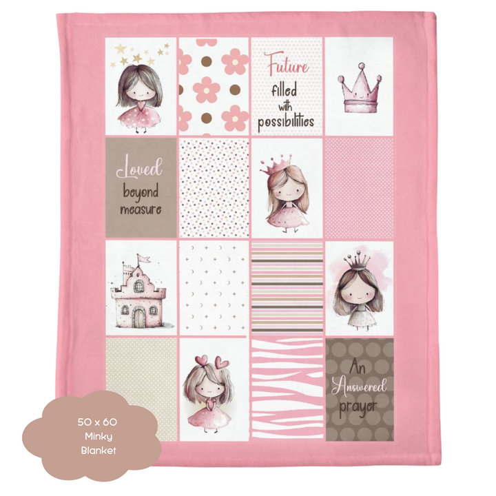 Princess Positive Affirmation Blanket