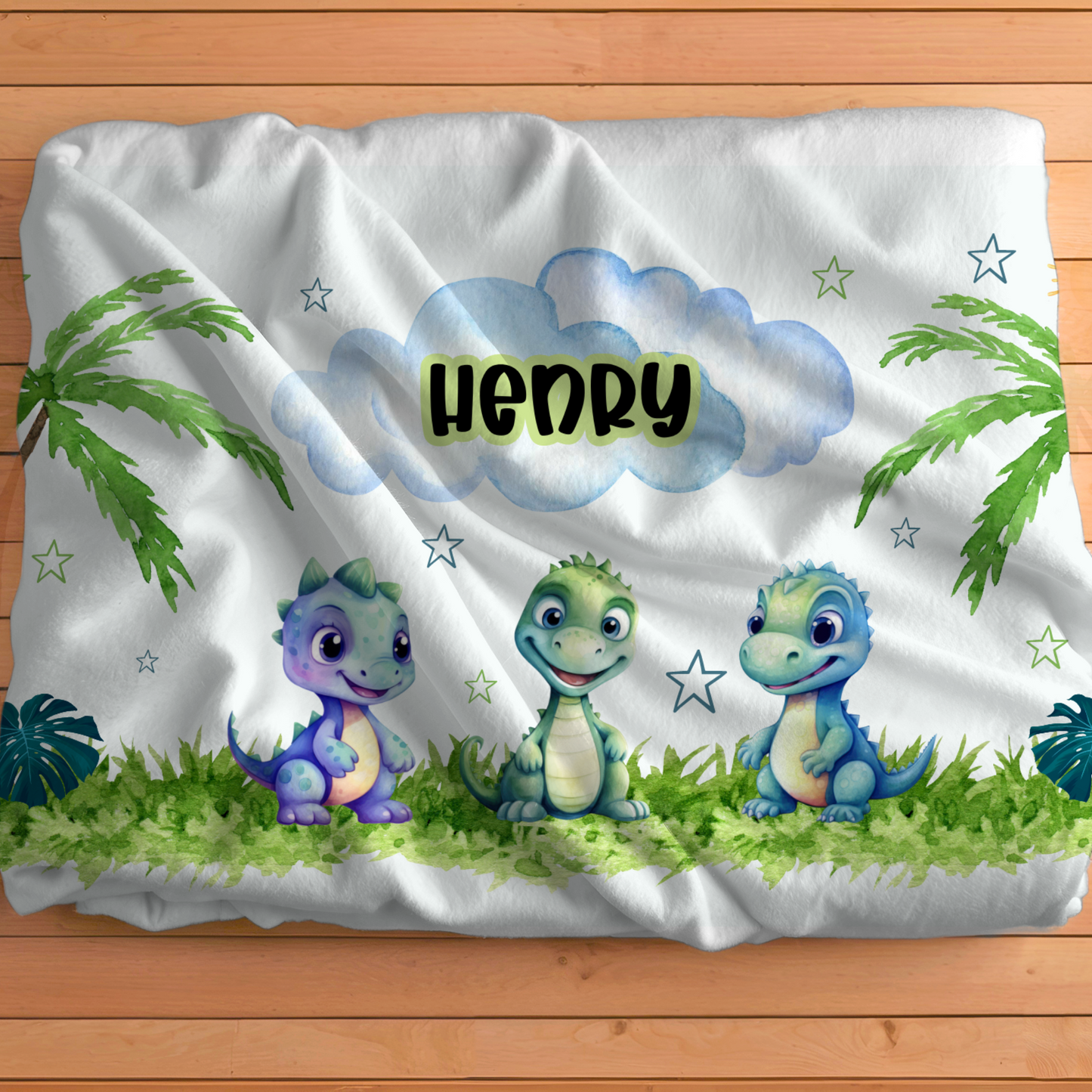 Dinosaurs and Friends Fitted Crib Sheet