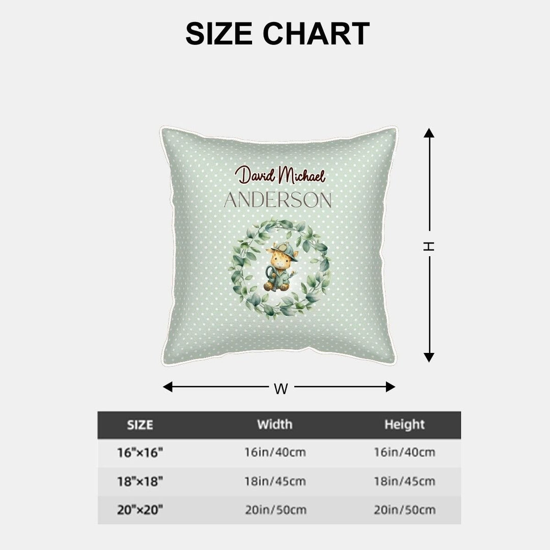 Giraffe Fireman Custom Pillow Case