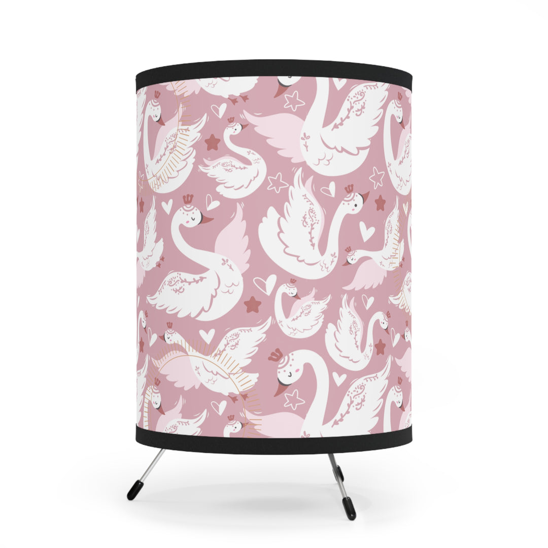 Pink Swan Tripod Lamp
