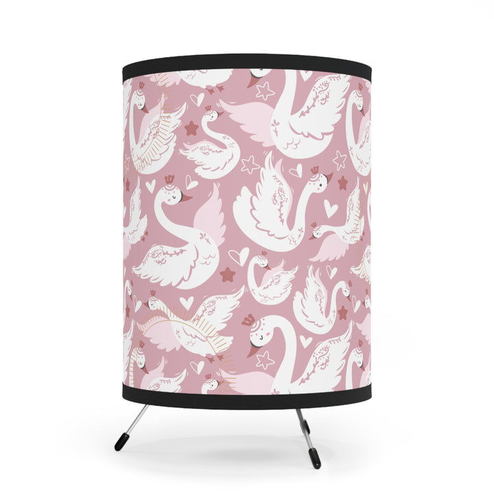 Pink Swan Tripod Lamp
