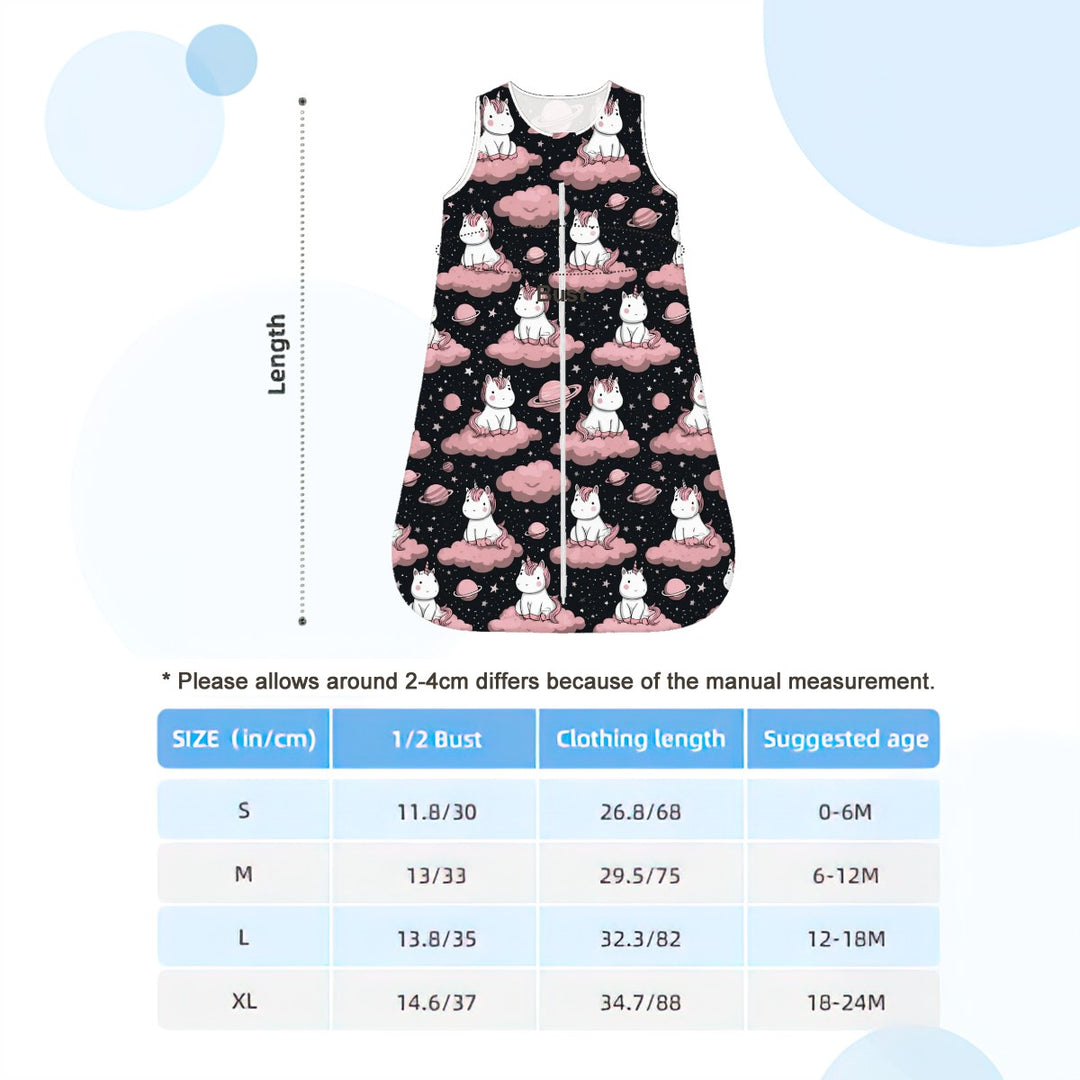 Unicorn Sleeveless Baby Sleep Sack