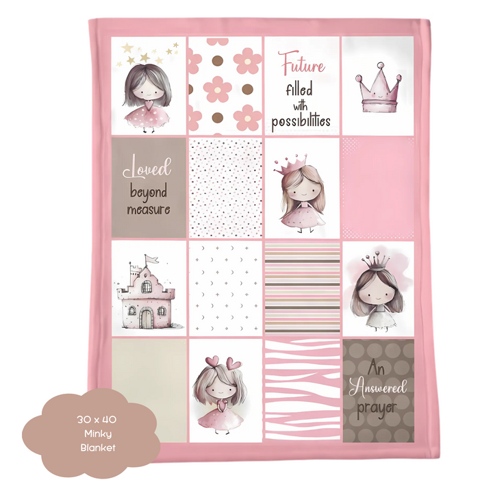 Princess Positive Affirmation Blanket