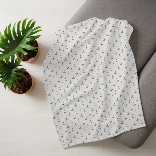 Anchors Away Swaddle Blanket