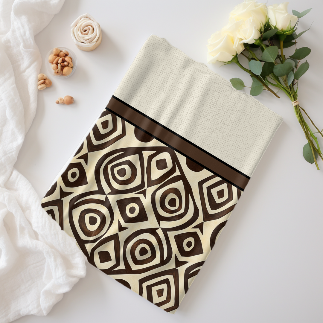 Tribal Monogram Swaddle Blanket
