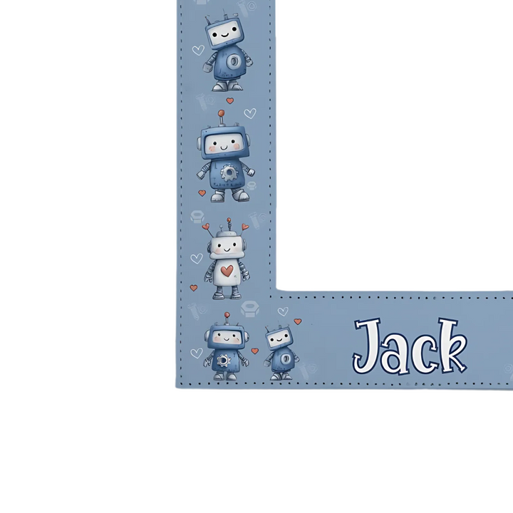 Blue Robot Picture Frame 5x7