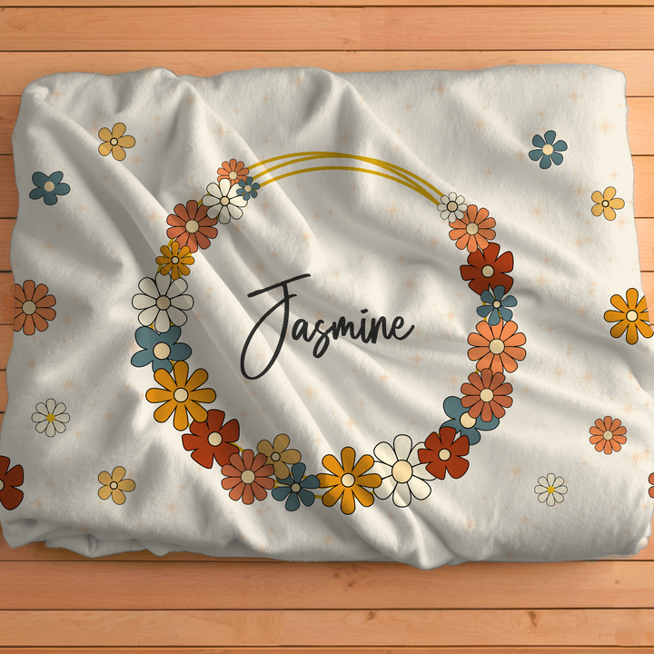 Flower Power Fitted Crib Sheet