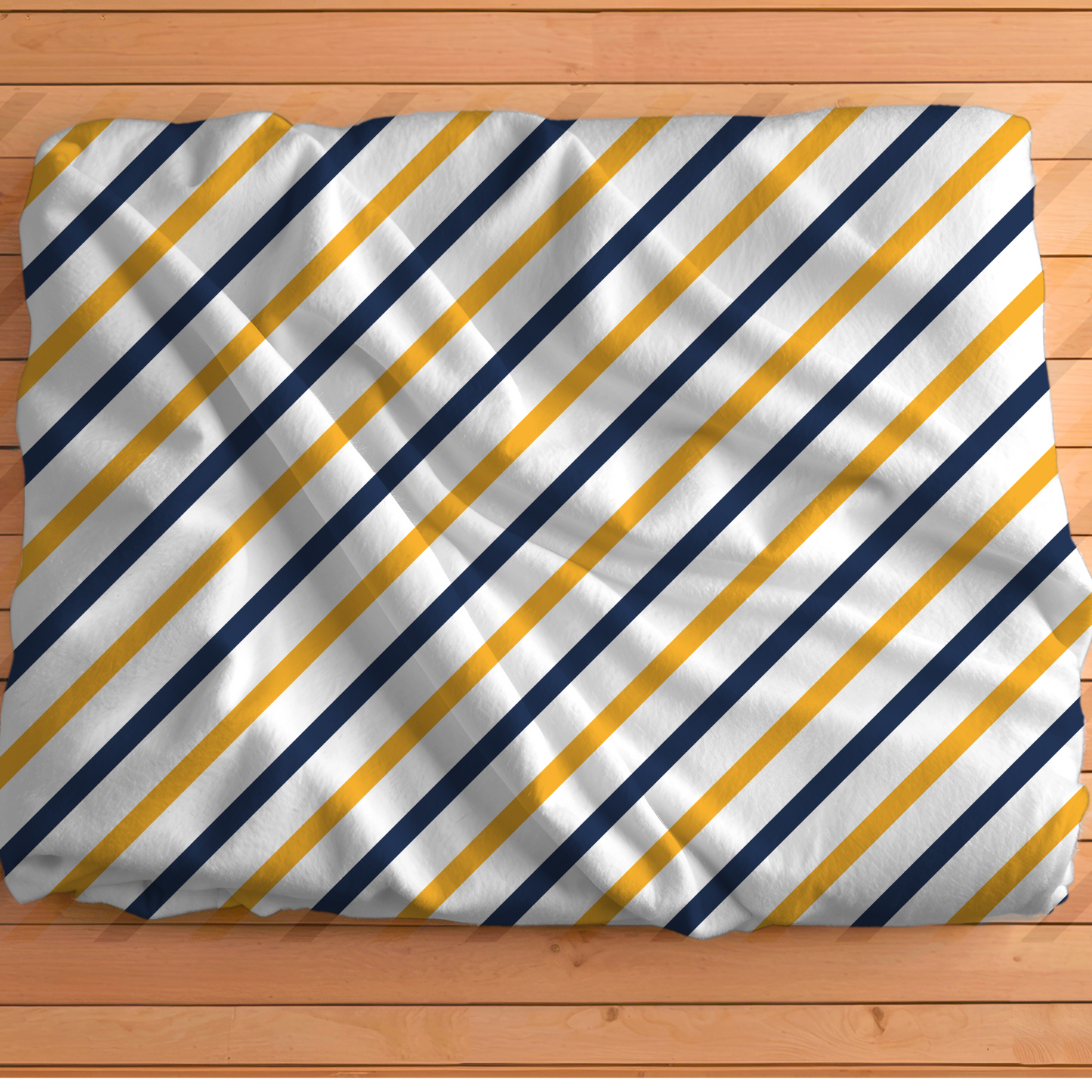 Striped Jersey Fitted Crib Sheet