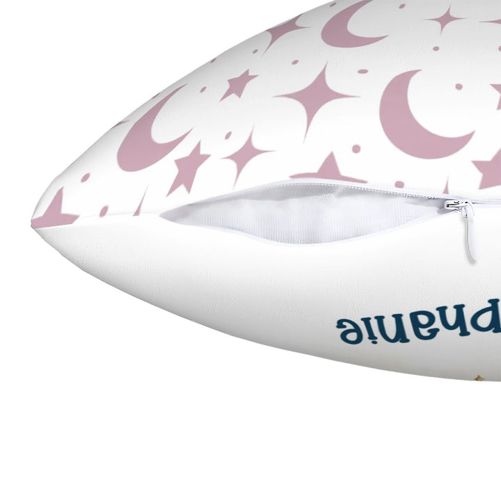 Floral Crescent Moon Throw Pillow Covers