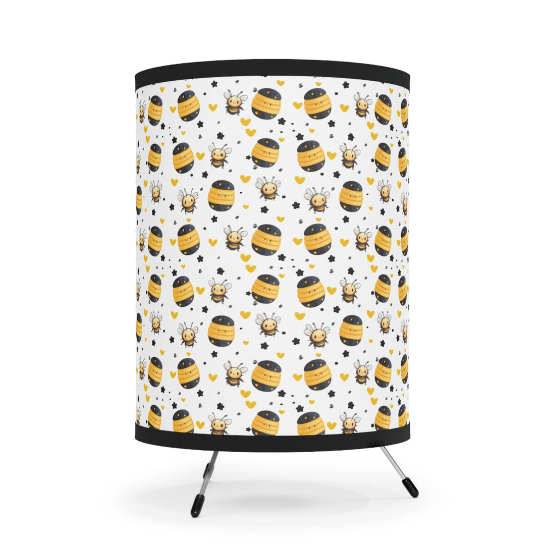 Bumble Bee and Honey Tripod Lamp