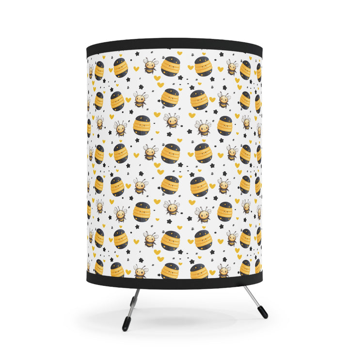 Bumble Bee and Honey Tripod Lamp