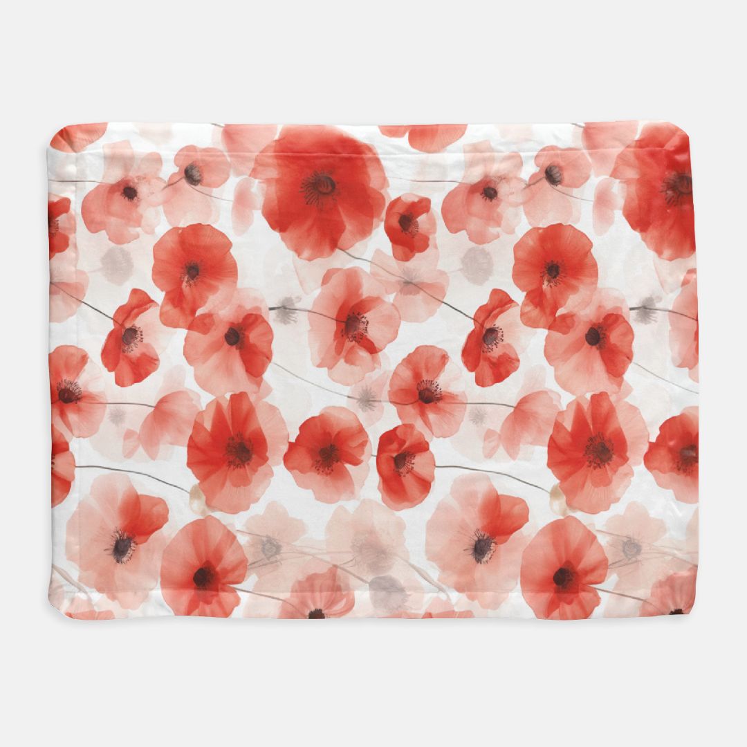 Poppy Flower Blanket