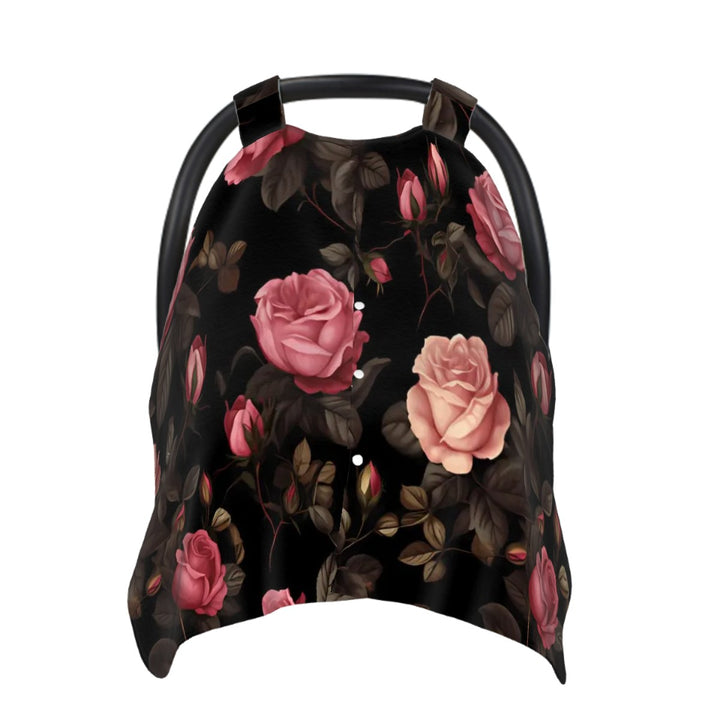 Pink Rose Car Seat & Breastfeeding Cover