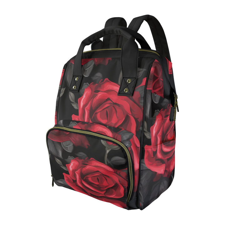 Red Rose Diaper Bag