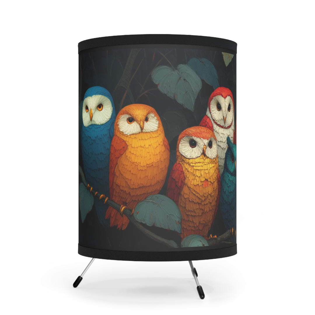 Colorful Owls Lamp