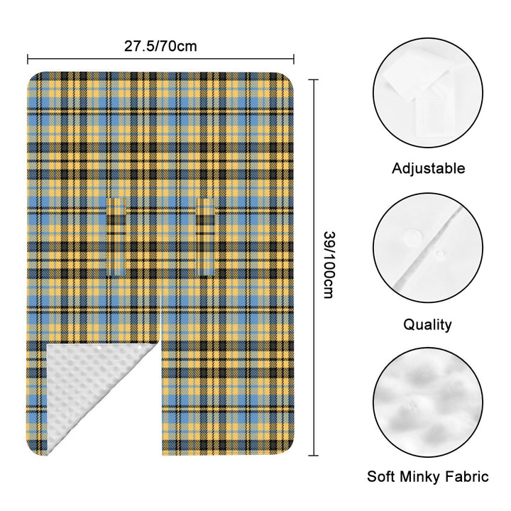 Blue and Yellow Plaid Car Seat & Breastfeeding Cover