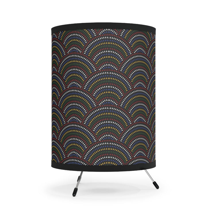 Colorful Tribal Tripod Lamp
