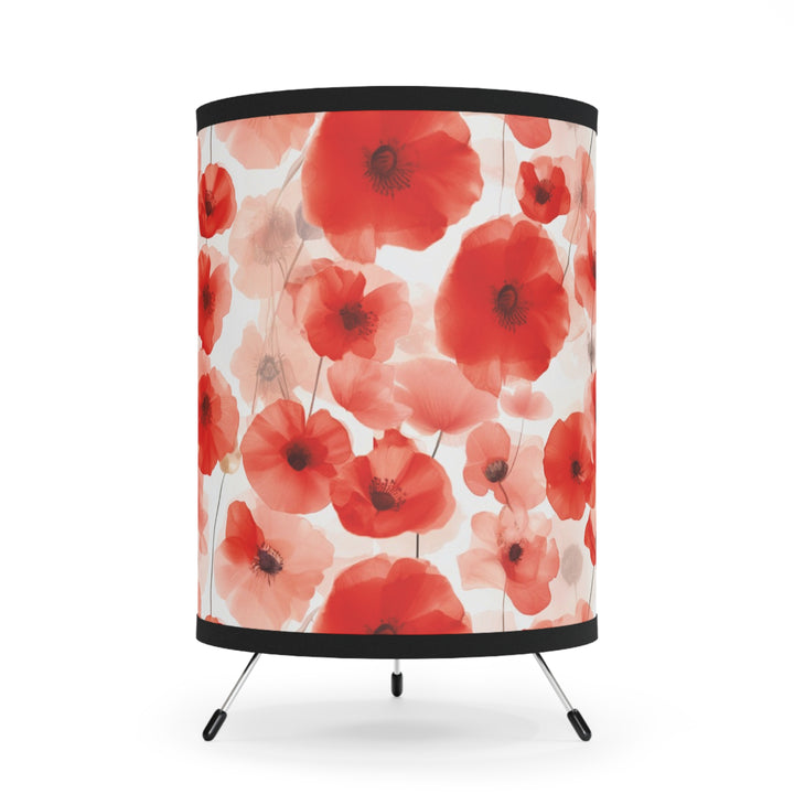 Poppy Flower Tripod Lamp