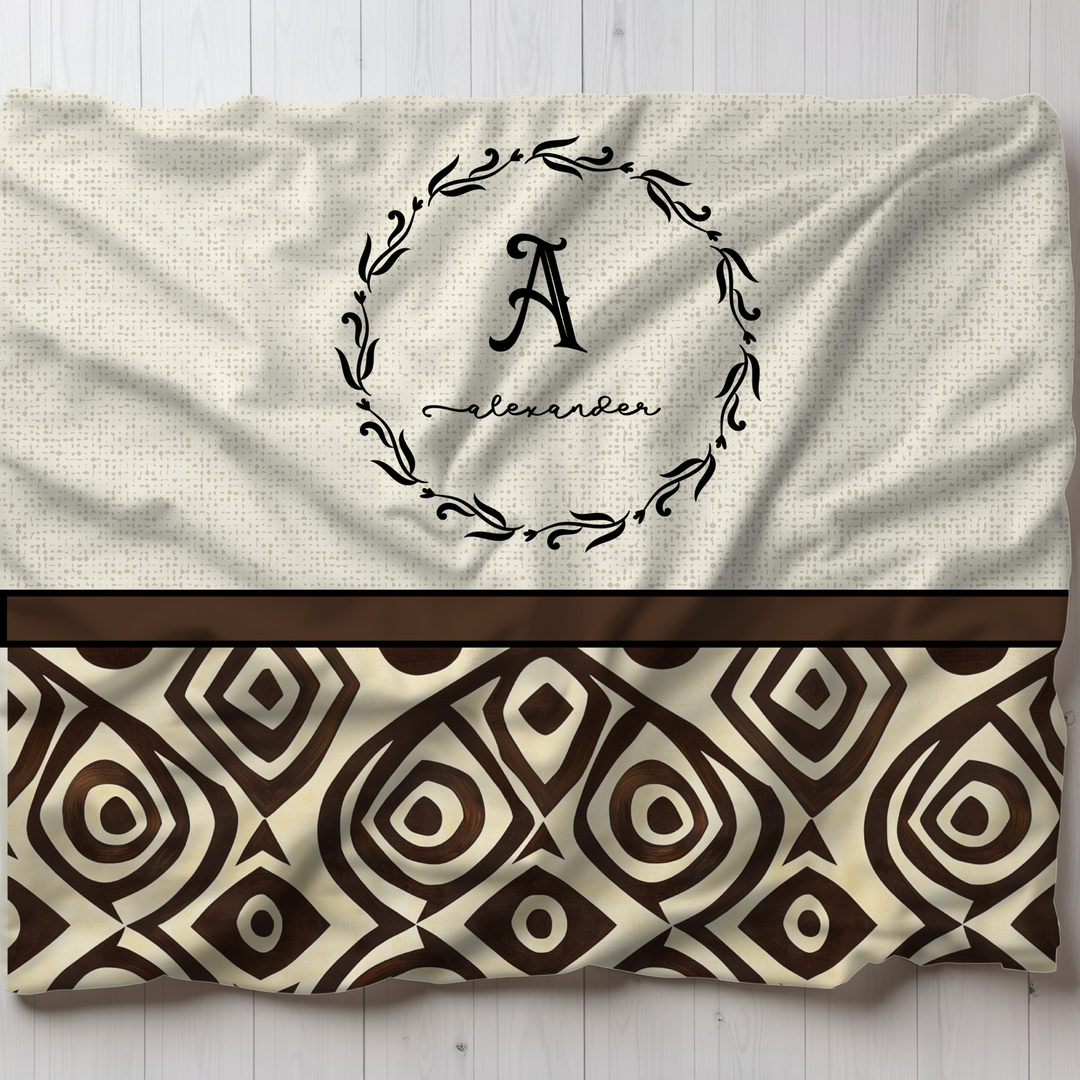Monogram Fitted Crib Sheet