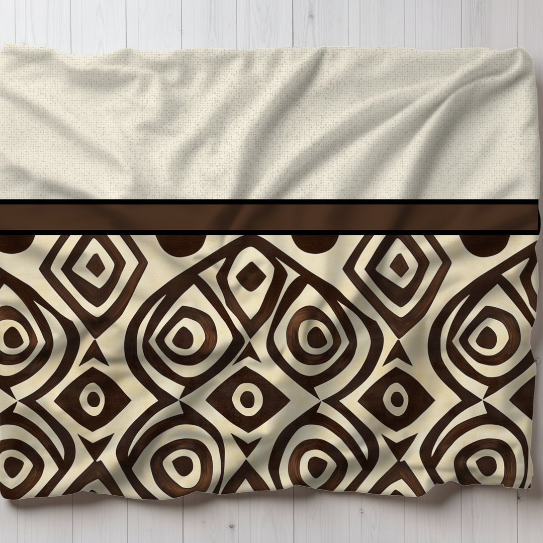 Tribal Monogram Swaddle Blanket