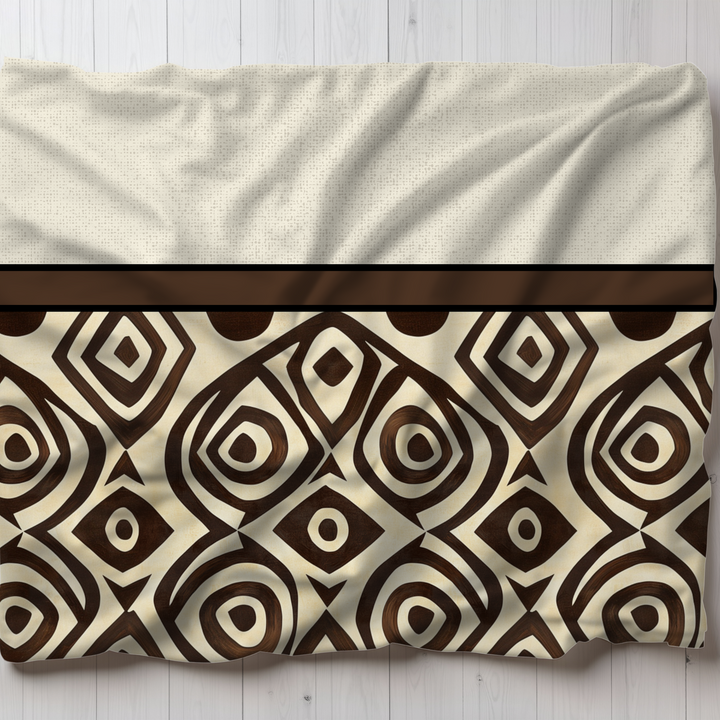Tribal Monogram Swaddle Blanket