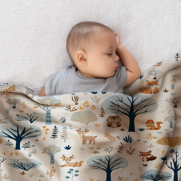 Woodland Animals Blanket