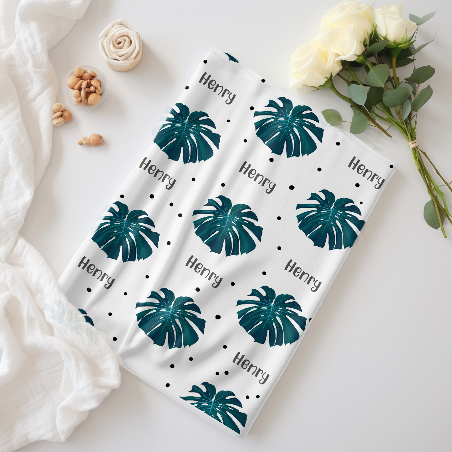 Tropical Dream Swaddle Blanket