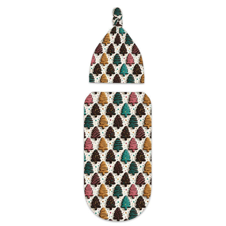 Christmas Cookies Cocoon Baby Swaddle Set