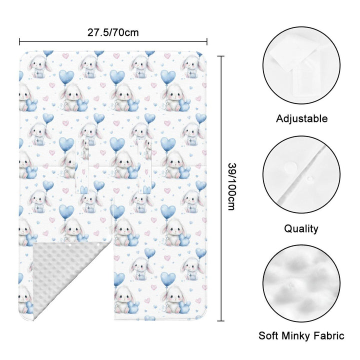 Rabbit and Balloons Car Seat Cover