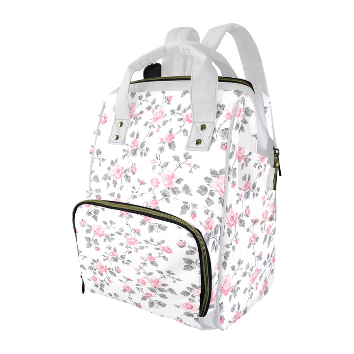 Roses and Lace Diaper Bag Backpack