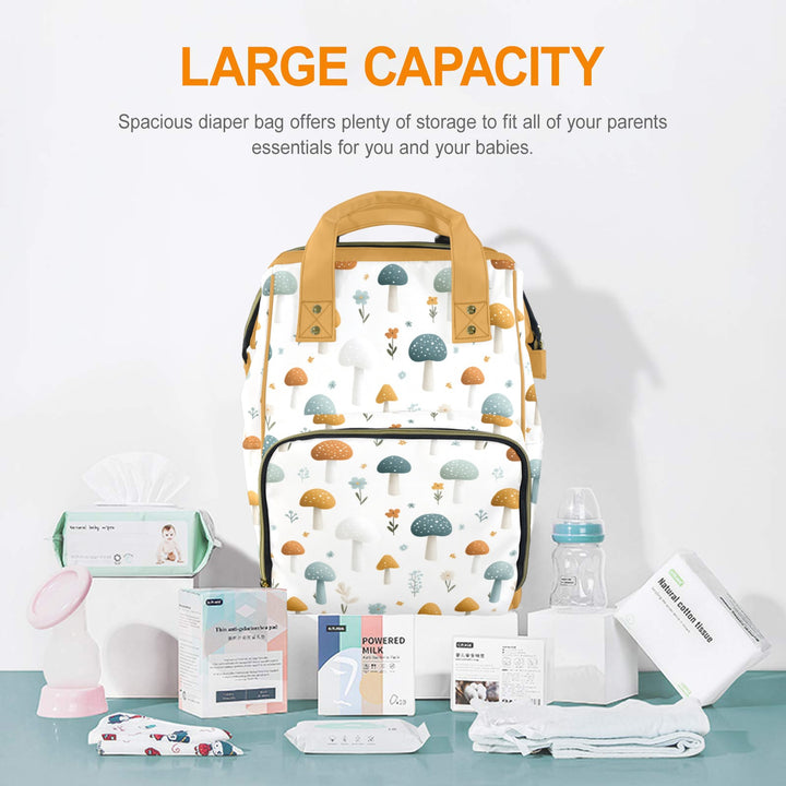 Cute Mushroom Diaper Bag