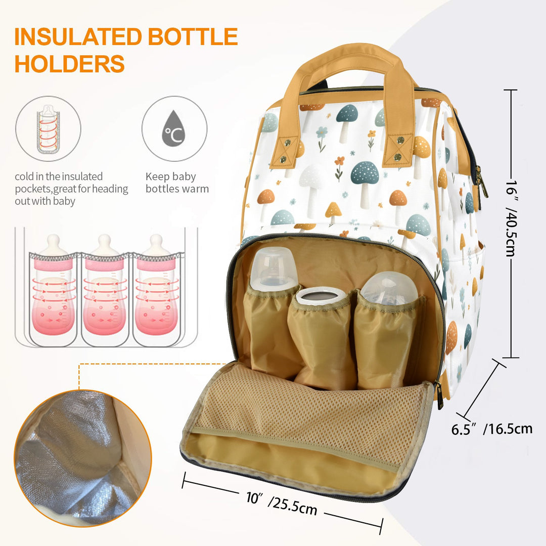 Cute Mushroom Diaper Bag