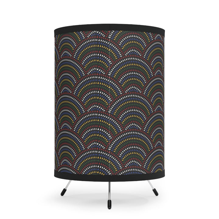 Colorful Tribal Tripod Lamp