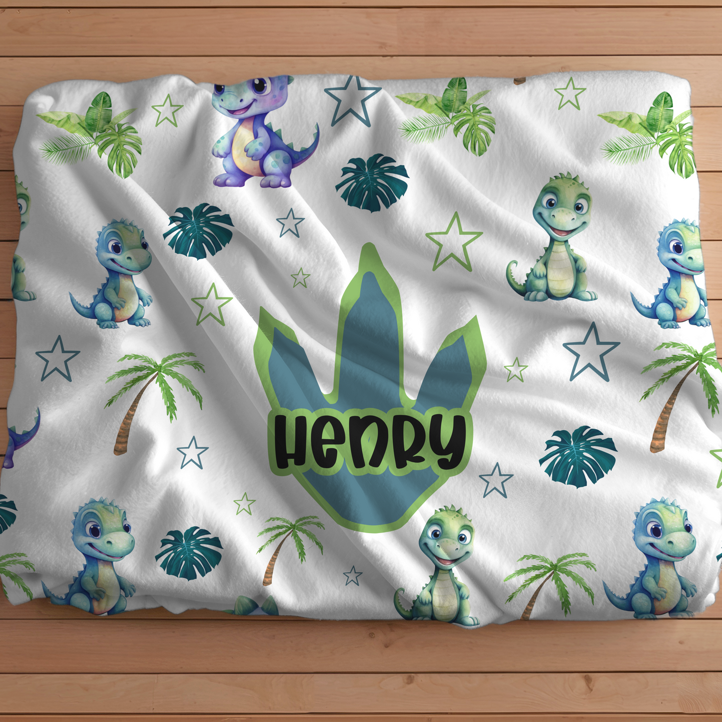 Dino and Friends Minky Blanket