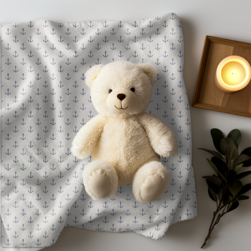 Anchors Away Swaddle Blanket