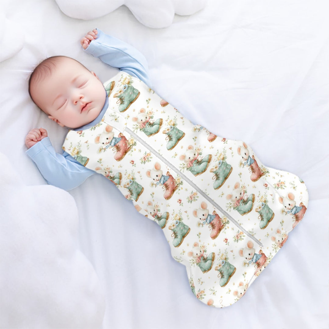 Mouse in Boots Sleeveless Baby Sleep Sack
