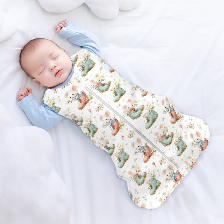 Mouse in Boots Sleeveless Baby Sleep Sack