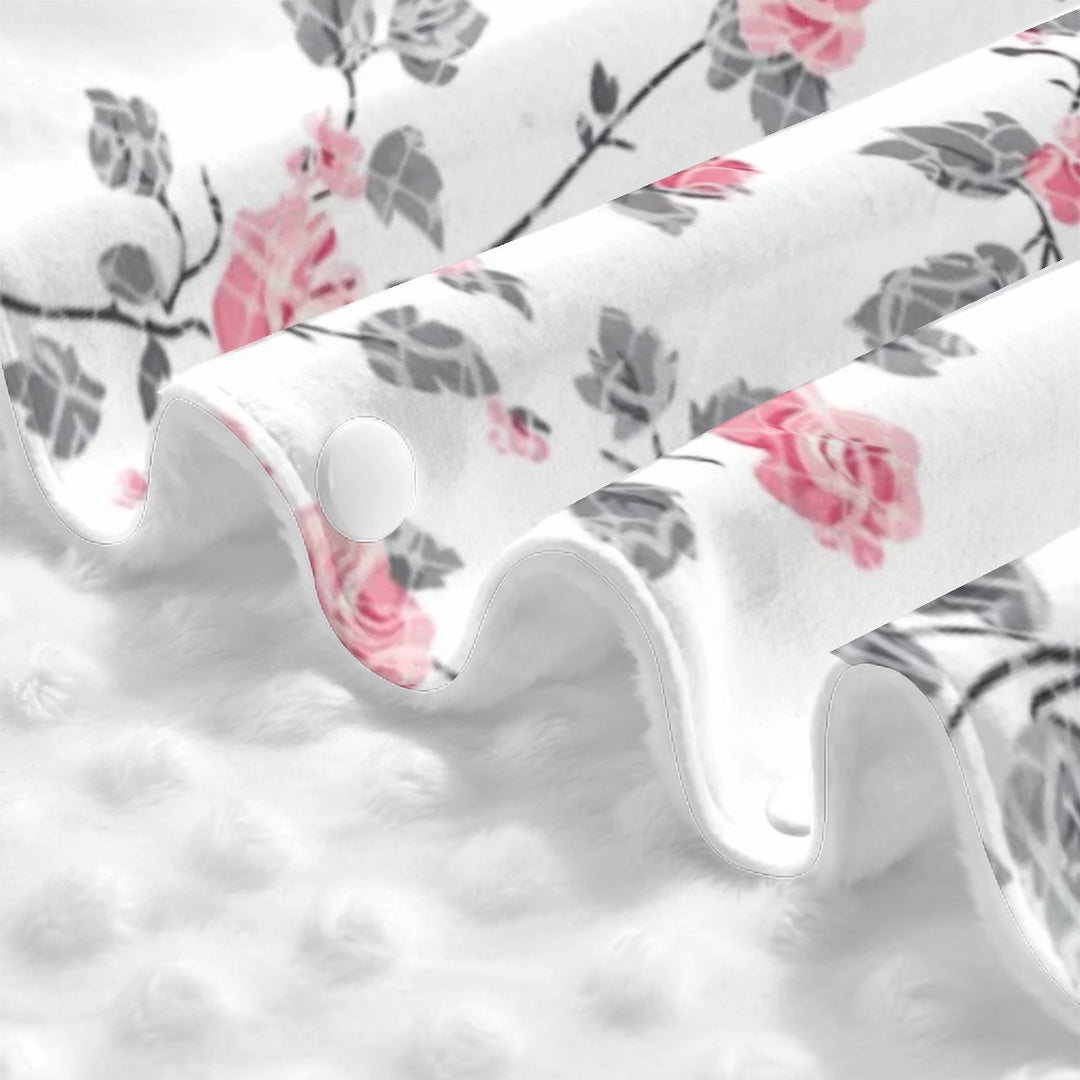 Roses and Lace Baby Car Seat Cover