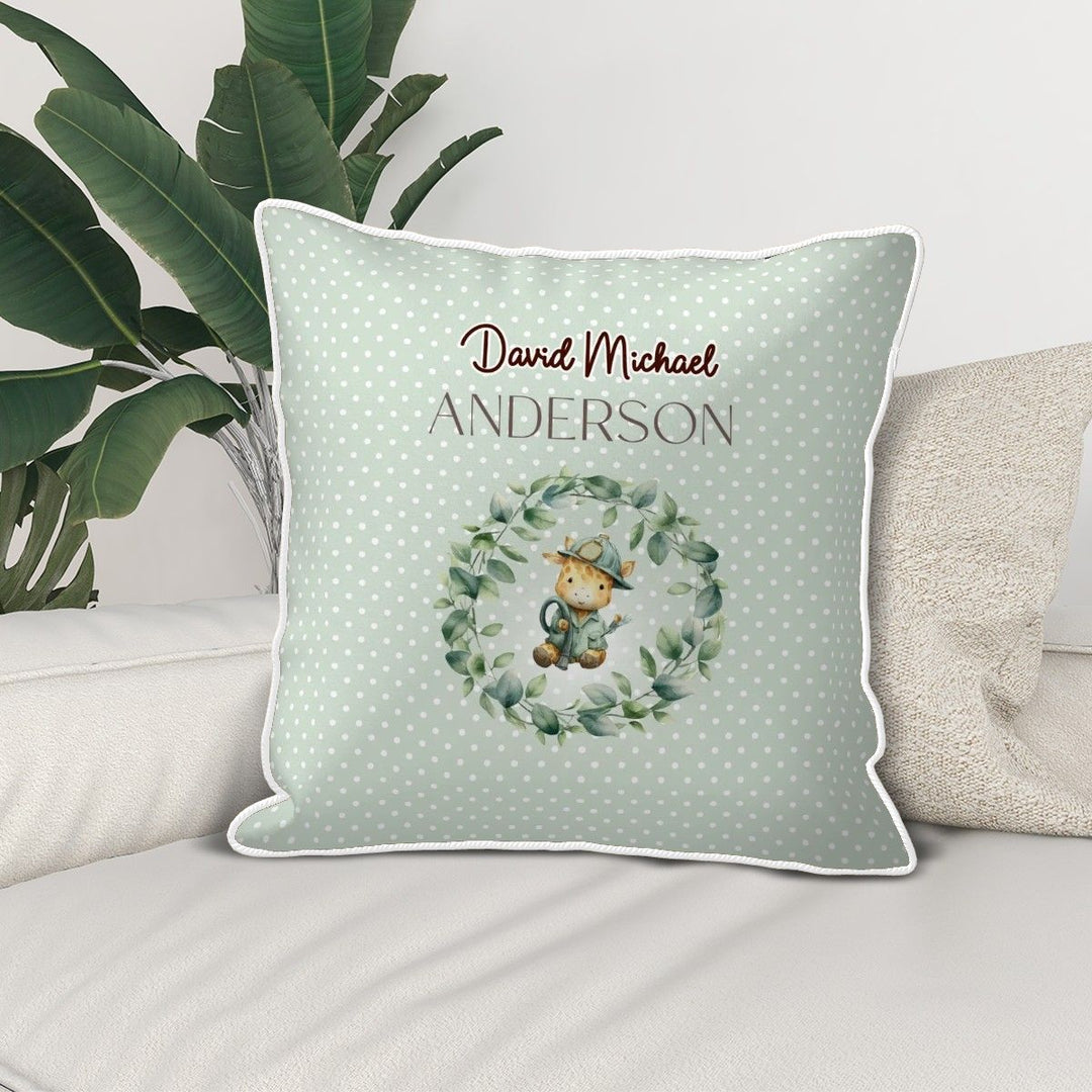 Giraffe Fireman Custom Pillow Case