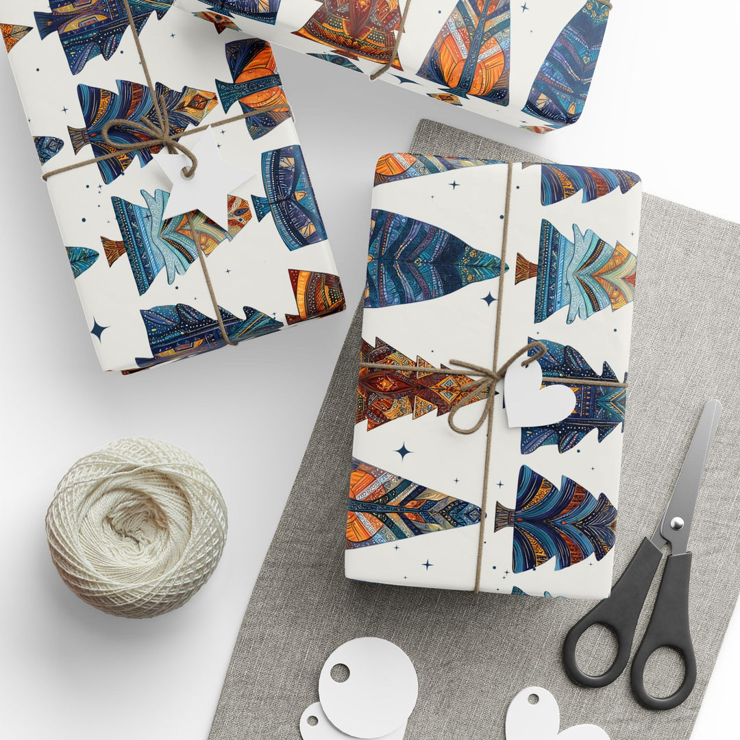 Tribal Tree Wrapping Paper