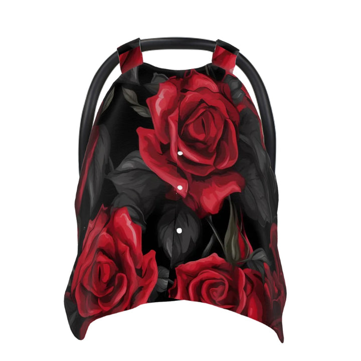 Red Rose Car Seat & Breastfeeding Cover