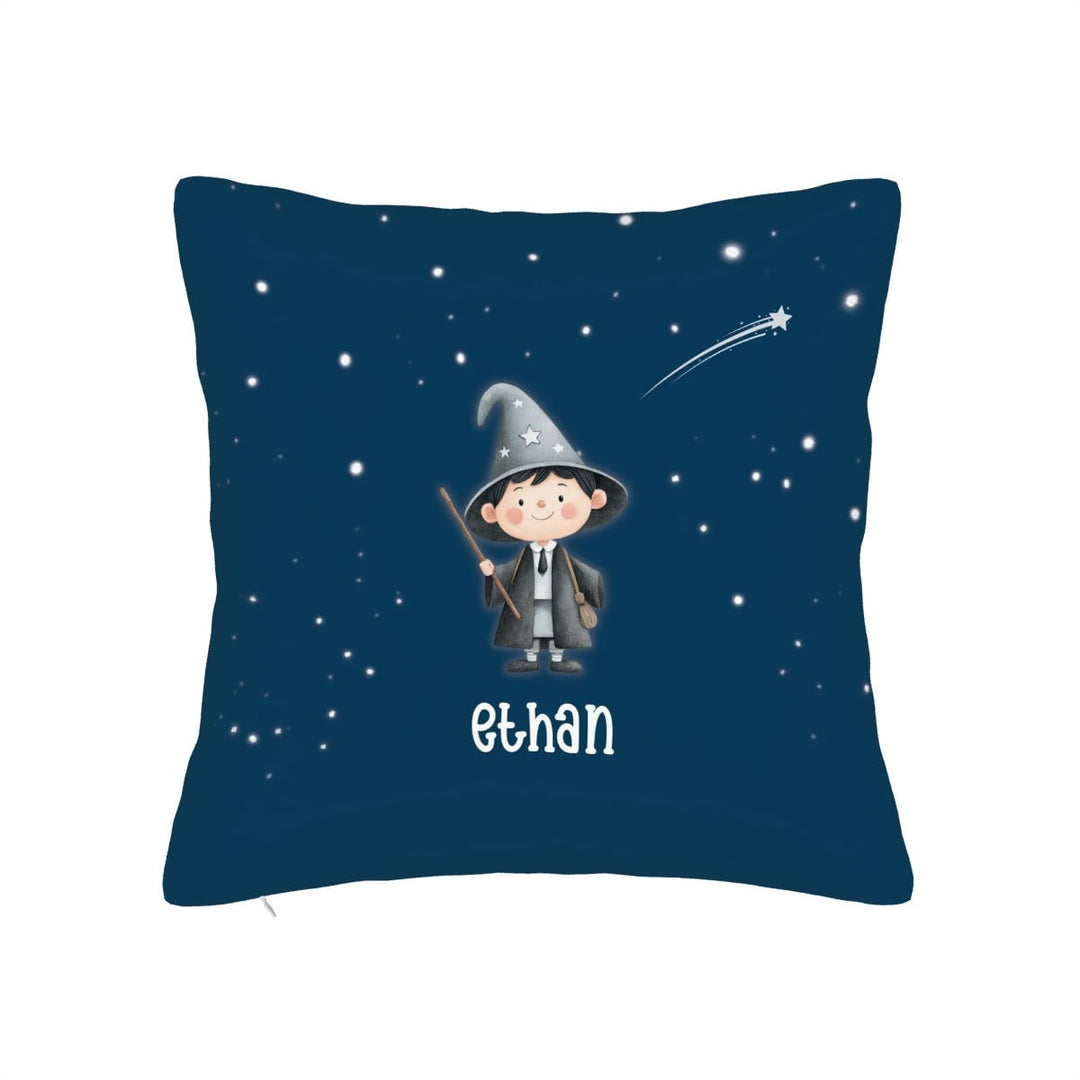 Boy Wizard Throw Pillow Covers