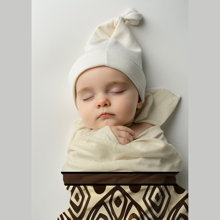 Tribal Monogram Swaddle Blanket