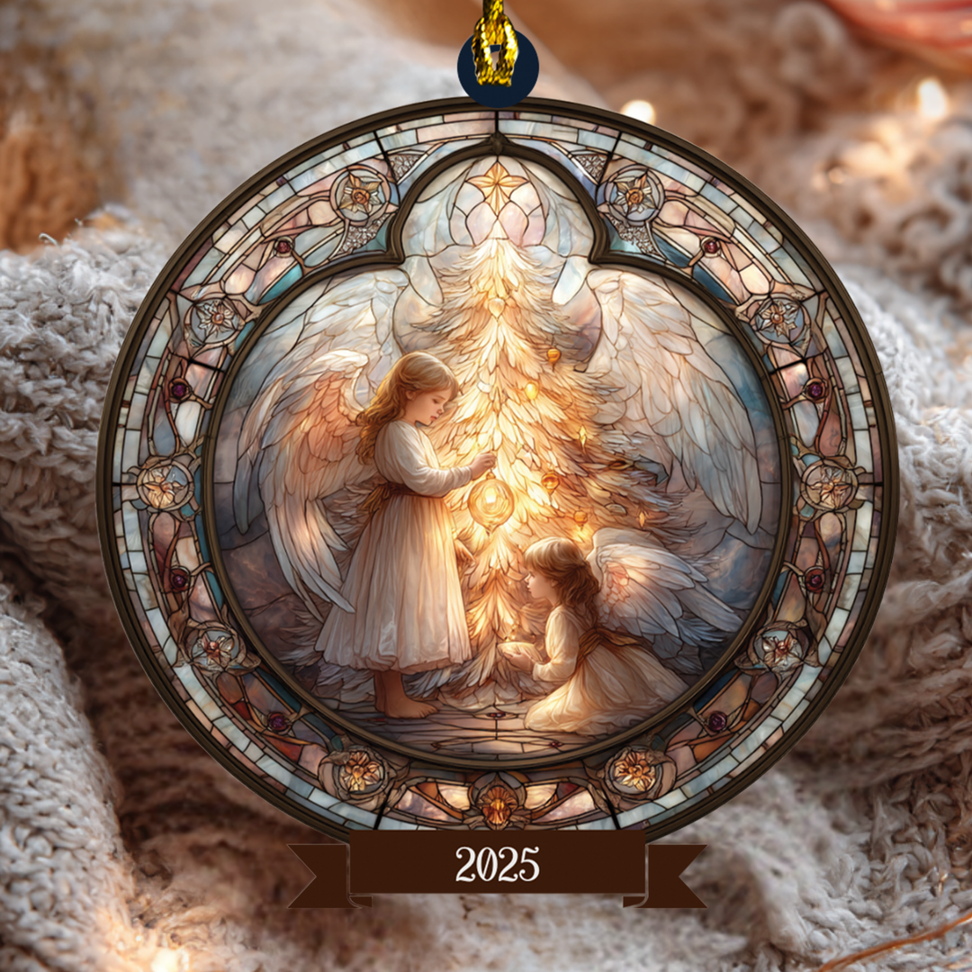 Stained Glass Christmas Ornaments