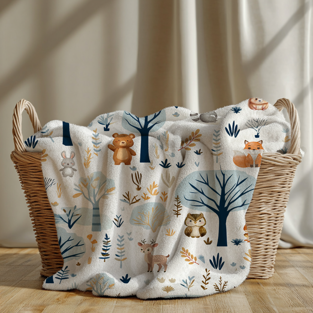 Woodland Animals Blanket