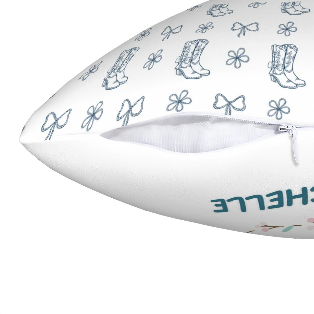 Cowgirl Boots Throw Pillow Covers